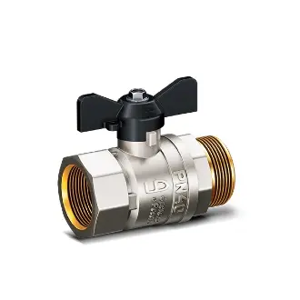 Кран шаровый LD Pride 47. М/Н бабочка GAS ДУ15